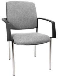 Topstar Chaise de bureau "rembourrage BtoB 10", gris clair