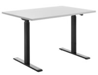 Topstar Bureau réglable en hauteur, (L)1.800 mm, noir/gris