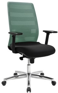 Topstar Fauteuil de bureau "Airpoint II", noir / vert menthe