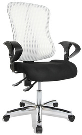 Topstar Chaise de bureau pivotante "Sitness 90", blanc,