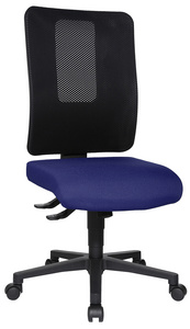 Topstar Chaise de bureau pivotante "Open X (N)", bleu / noir