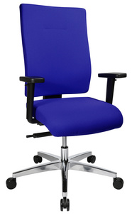 Topstar Chaise de bureau pivotante "Profi Star 15", bleu