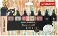 STABILO Surligneur "BOSS ORIGINAL" NatureCOLORS, étui de 8