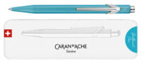 CARAN D'ACHE Stylo à bille 849 Colormat-X, turquoise
