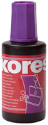 Kores Encre pour tampon encreur, contenu: 27 ml, violet