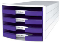HAN Module de rangement IMPULS 2.0, 4 tiroirs ouverts, blanc