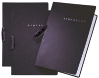 PAGNA Bewerbungsmappe "Swing", DIN A4, aus Karton, schwarz