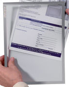 FRANKEN Pochette magnétique FRAME IT X-tra!Line, A4, gris