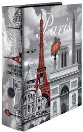HERMA Classeur à levier à motifs "Paris", A4, dos: 70 mm