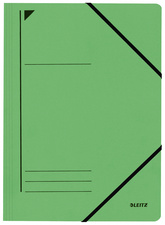 LEITZ Chemise à élastique, format A4, carton, vert