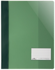 DURABLE Chemise à lamelle extra large, A4+, PVC, vert