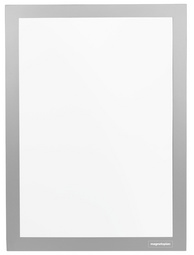 magnetoplan Cadre d'affichage magnetofix, A3, argent