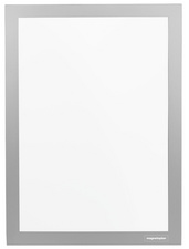magnetoplan Cadre d'affichage magnetofix, A6, argent