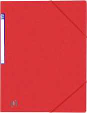 Oxford Chemise simple à élastique Top File+, A4, rouge