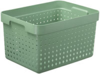 NHG Bac de rangement SEOUL BASKET L, PP, vert