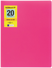 PAGNA Protège-documents "School", A4, rose sombre