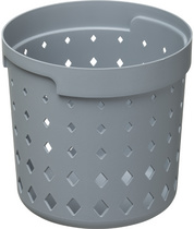 NHG Bac de rangement SEOUL ROUND ORGANIZER M, gris