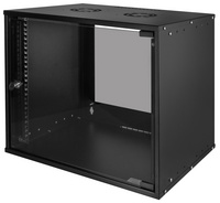 LogiLink Coffret mural 19" ECO, 9 U, assemblé, noir