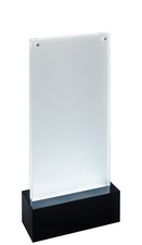 sigel Présentoir de table LED "luminous", acrylique, long