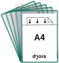 djois by tarifold Poche à anse, format A4, vertical, vert