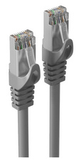 shiverpeaks Câble patch Cat. 6A, U/UTP, 7,50 m, gris