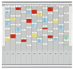 FRANKEN Tableau planning à fiches T, (L)474 x (H)780 mm – Image 4