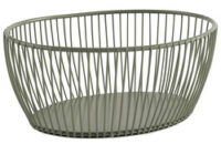 APS Corbeille à pain & à fruits SVART, ovale, vert