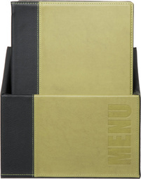 Securit Protège-menus TRENDY, A4, boîte de 20, vert