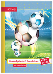 ROTH Hausaufgabenheft Klipp & Klar "Fußball