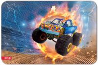 ROTH Sous-main "Monstertruck", simili cuir