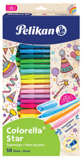 Pelikan Feutre colorella star, étui carton de 50
