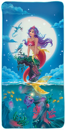 ROTH Serviette de bain pour enfants "Sirène magique