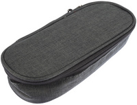 kangaro Trousse, ovale, en polyester, gris foncé