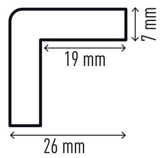 DURABLE Profilé de protection des angles C35, longueur: 1 m – Image 4