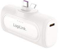 LogiLink Powerbank, 5.000 mAh, 2x USB-C, weiß