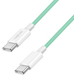 LogiLink Câble USB 2.0, USB-C - USB-C, 1,5 m, vert