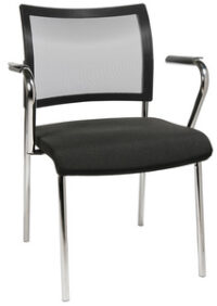 Topstar Chaise de bureau "filet Visit 10", noir