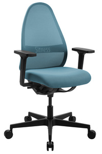 Topstar Chaise de bureau pivotante "Soft Sitness Art", bleu