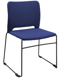 Topstar Chaise visiteur "Visit Lite", rembourré, bleu