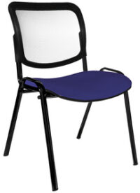 Topstar Chaise de bureau "Net Point Visit noir", bleu royal