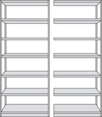 kerkmann Rayonnage annexe Progress 500, (H)2.250 mm