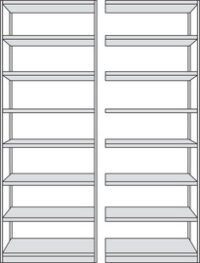 kerkmann Rayonnage annexe Progress 500, (H)2.600 mm