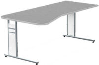 kerkmann Bureau pour ordinateur Form 4, (L)1.950 mm