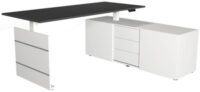kerkmann Poste de travail complet Move 3, blanc/anthracite