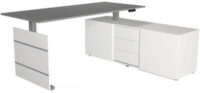 kerkmann Poste de travail complet Move 3 tube, graphite