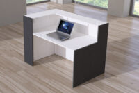 kerkmann Comptoir en L BARI, (L)1.500 x (P)950 mm, blanc