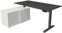 kerkmann Poste de travail complet Move 1, anthracite