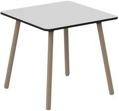 PAPERFLOW Table de bistrot PALOMBA, diamètre: 800 mm, blanc – Image 2