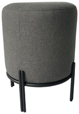 PAPERFLOW Tabouret NEST, rond, revêtement: anthracite