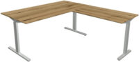 kerkmann Bureau "Form 2" avec extension, (L)1.800 mm, érable